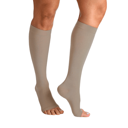 Meia de Compressão 3/4 Sigvaris 862 Select Comfort Premium20-30mmHg Natural Escura
