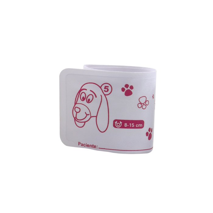 Braçadeira MD Soft Neonatal 2 Tubos Fechamento Velcro 5 Vinho