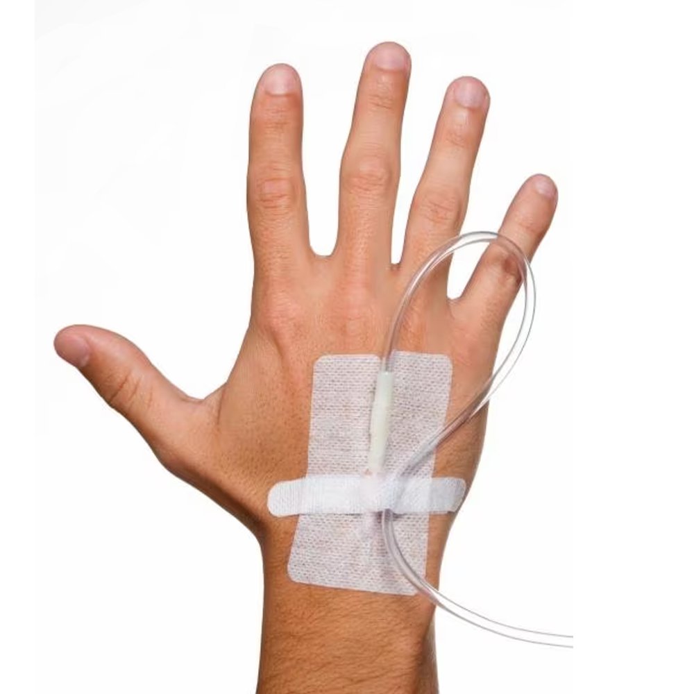 Fixador Estéril para Cateter Periférico IV Fix 3M 3522 5x7,4cm 100 Unidades