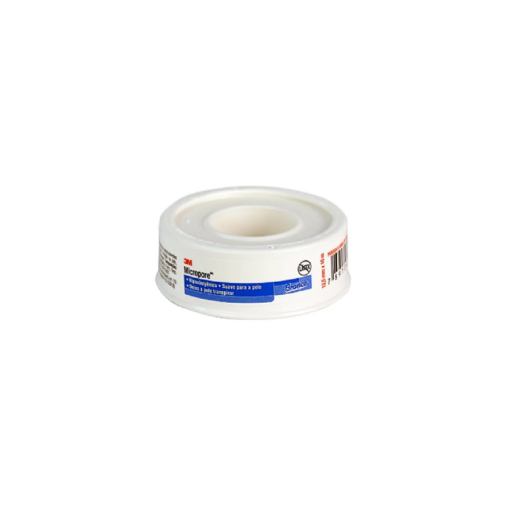 Fita Micropore 1530 3M 1,25cmx10m Branco