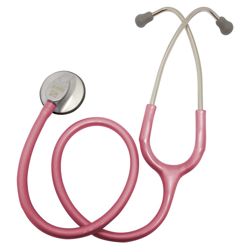 Estetoscópio Spirit Master Lite Adulto Rosa Perolizado
