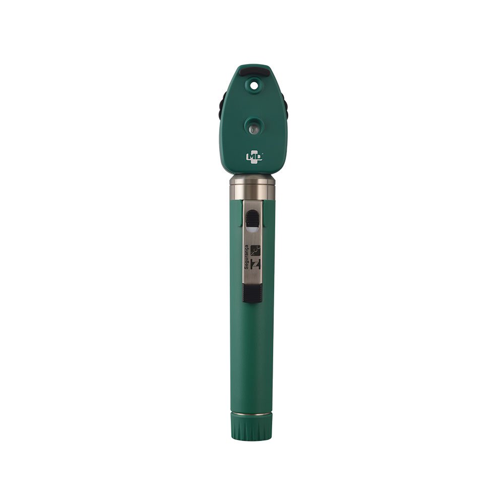 Oftalmoscópio MD Omni 2.5V LED com Estojo Macio Verde