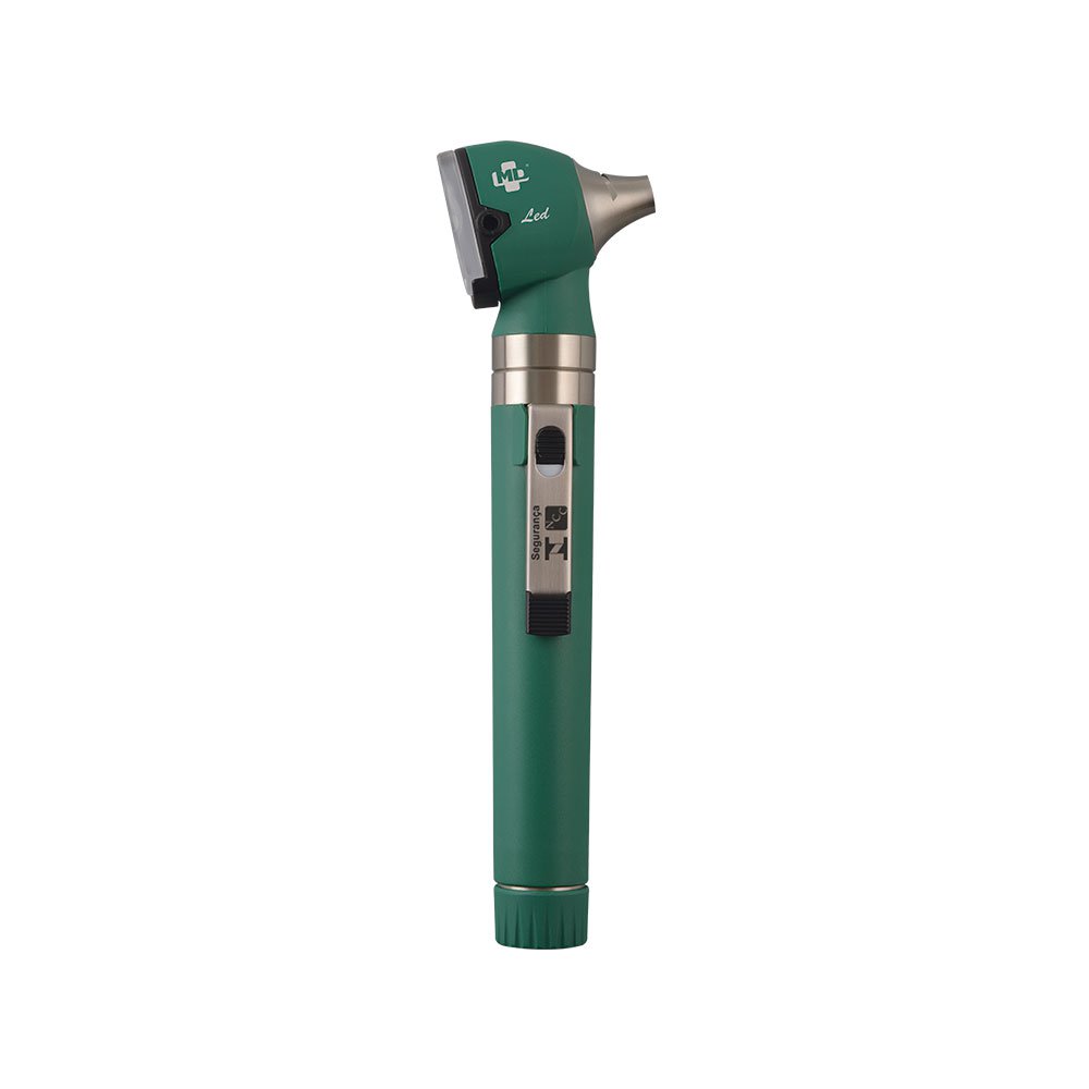 Otoscópio MD Omni 2.5V LED com Estojo Macio Verde