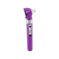 Otoscópio MD Omni 2.5V LED Fibra Óptica Roxo com Estojo Macio
