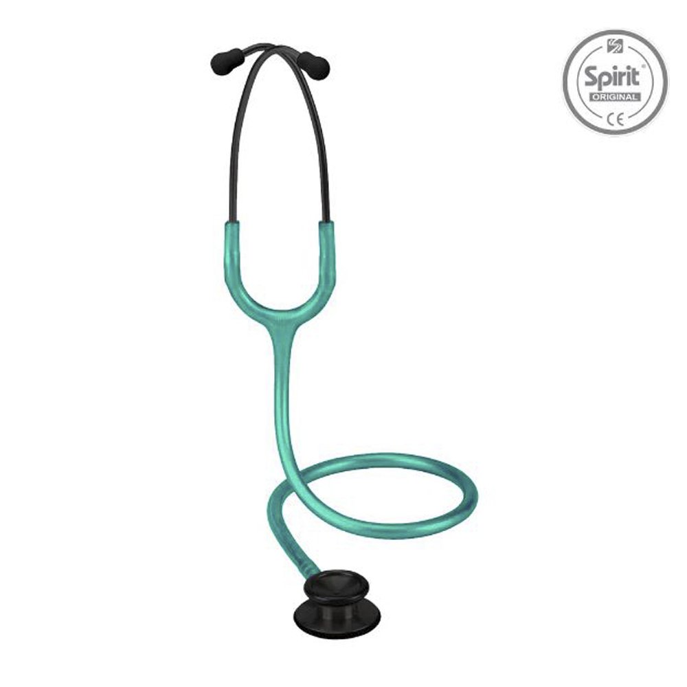Estetoscópio Spirit Professional Adulto Black Edition Verde Perolizado