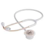 Estetoscópio Spirit Pro-Lite II Adulto Branco Acabamento Dourado