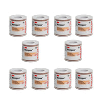 Kit 10 Fitas Micropore 1533 3M 5cm x10m Bege