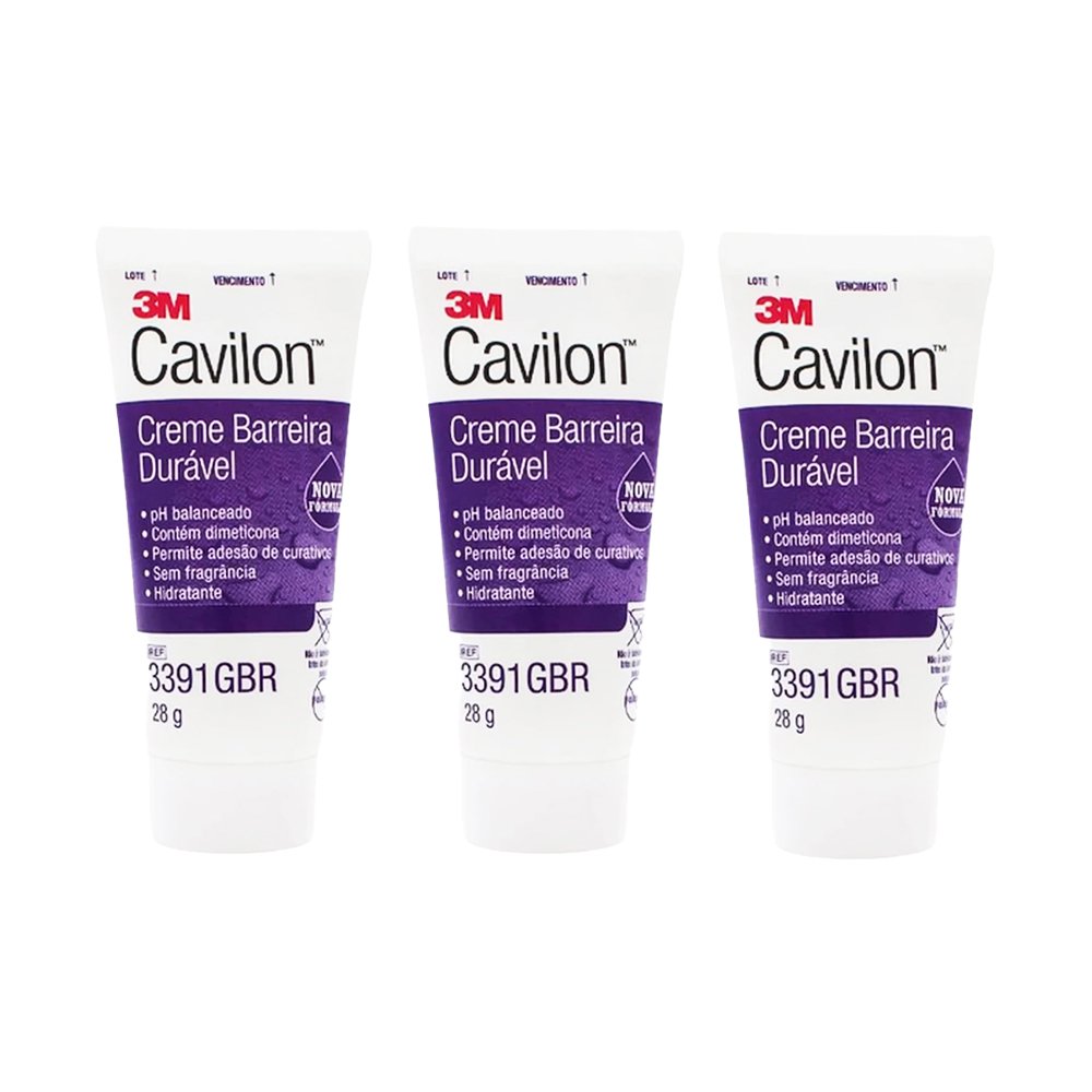 Kit 3 Cavilon Creme Barreira 3391 3M 28g