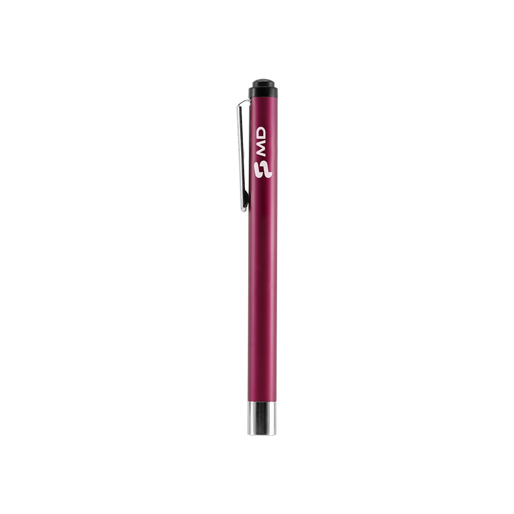 Lanterna Clínica Penlight MD LED Radiantlite II Metal Vermelho