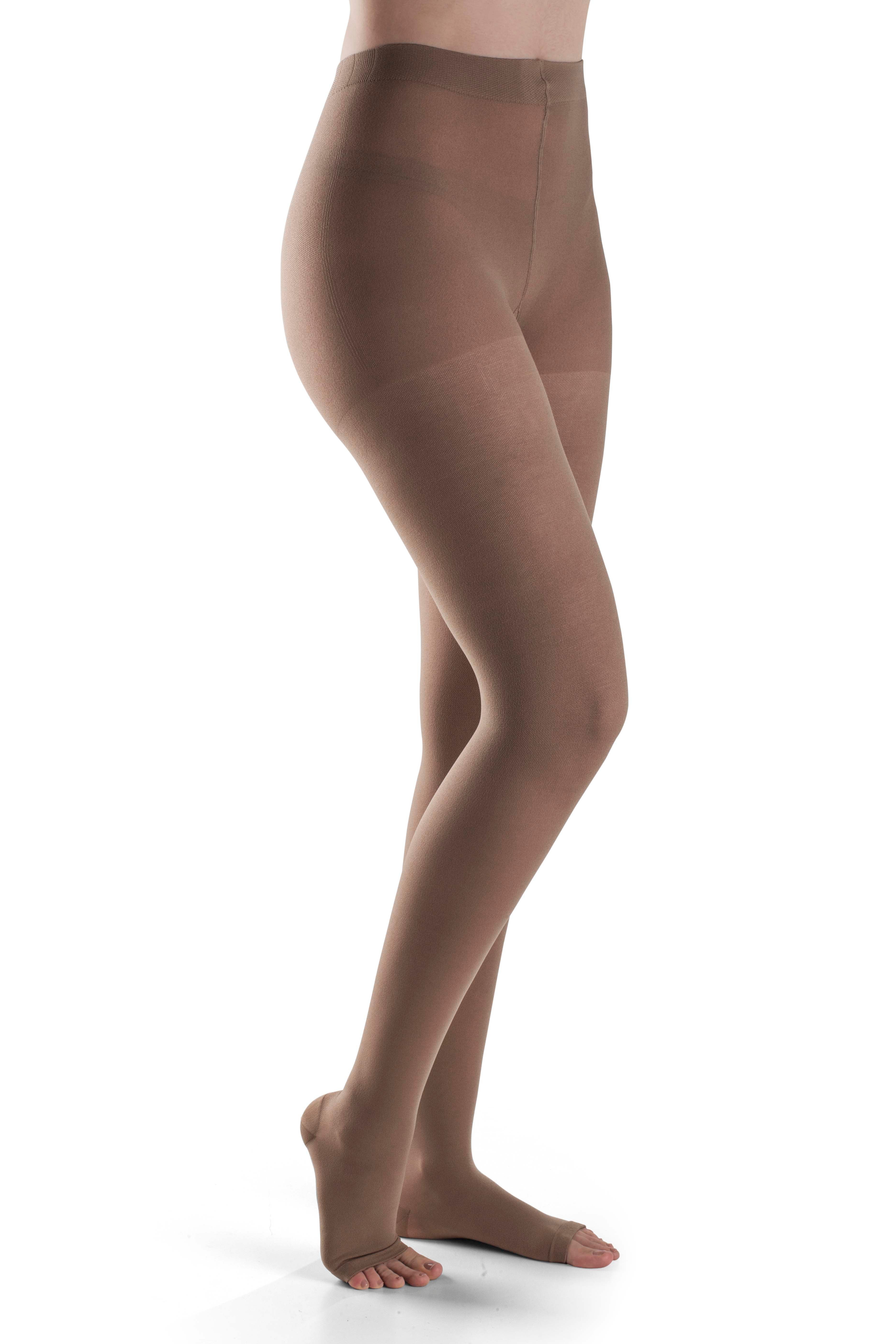 Meia Calça de Compressão Sigvaris 972 Dynaven Basic 20-30mmHg Bege