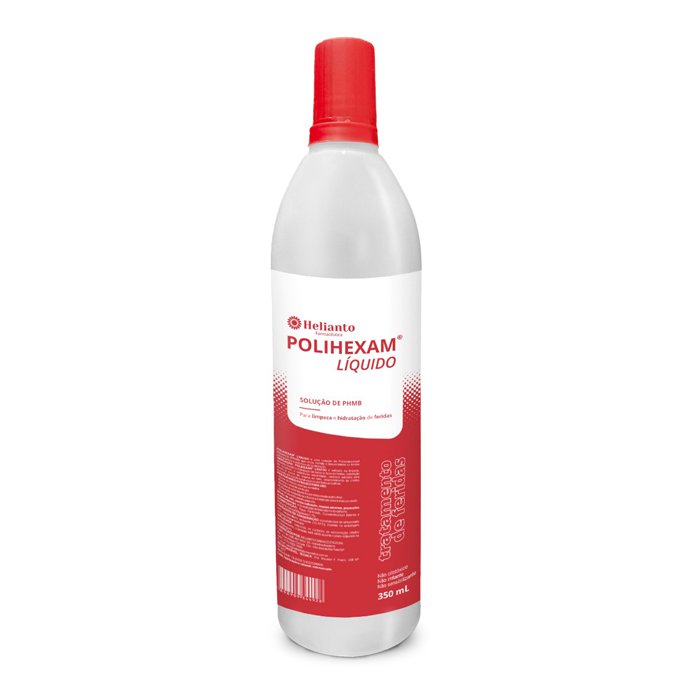 Polihexam Líquido Solução de PHMB 0,1% Helianto 350ml
